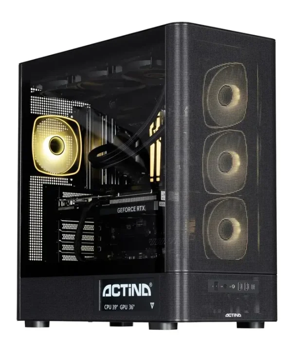 Actina 5901443440246 Gaming Desktop PC (Ryzen 9-9900X3D/32GB DDR5/1TB SSD/GeForce RTX 5070 Ti/W11 Home) KOMACNGIP0608