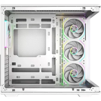 CoolerMaster Elite 600 Gaming Midi Tower Κουτί Υπολογιστή με Πλαϊνό Παράθυρο και ARGB Φωτισμό Λευκό E600-WGNN-S01