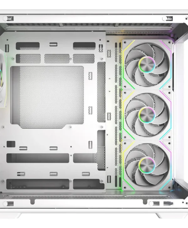 CoolerMaster Elite 600 Gaming Midi Tower Κουτί Υπολογιστή με Πλαϊνό Παράθυρο και ARGB Φωτισμό Λευκό E600-WGNN-S01