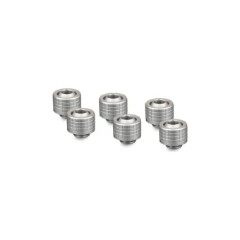 Thermal Grizzly Grizzly Deltamate Fitting Ht13 Pack Of 6 Matt Nickel (tg-dm-fit-6217) Ασημί TG-DM-FIT-6217