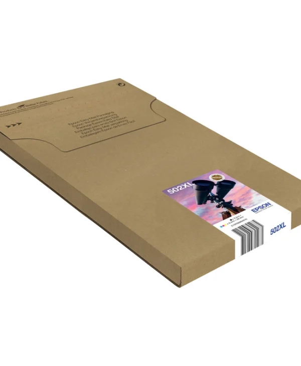 Epson 502XL Γνήσιο Πακέτο 1 Μελανιών Εκτυπωτή InkJet Κίτρινο / Κυανό / Ματζέντα / Μαύρο (C13T02W64510)