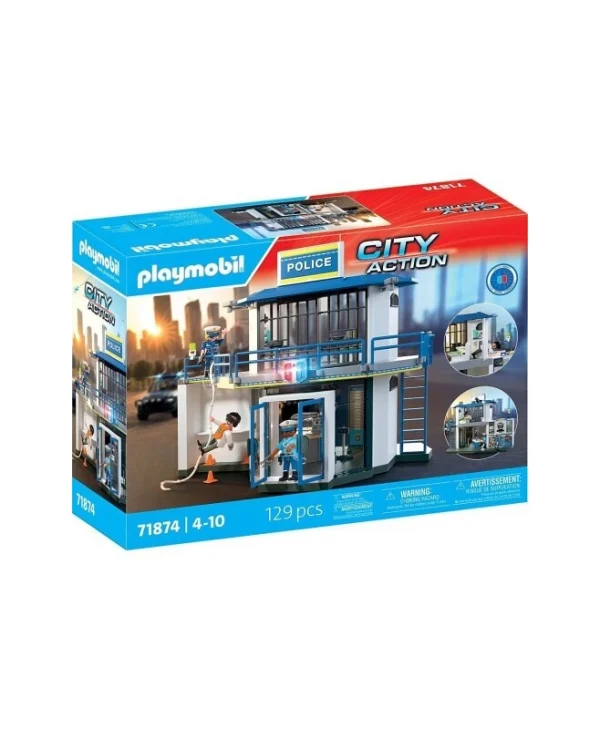 Playmobil City Action Αστυνομικό Τμήμα Με Δωμάτιο Ερευνών για 4-10 ετών 71874