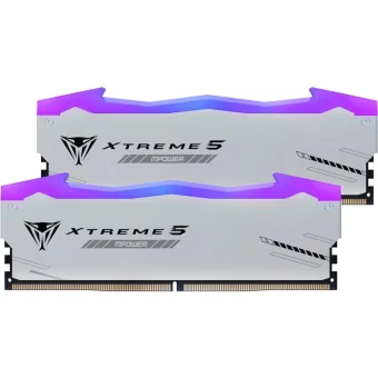 Patriot Xtreme 5 MPower RGB DDR5 32GB RAM με 2x16GB Modules και Ταχύτητα 8000 για Desktop PVXR532G80C38KM