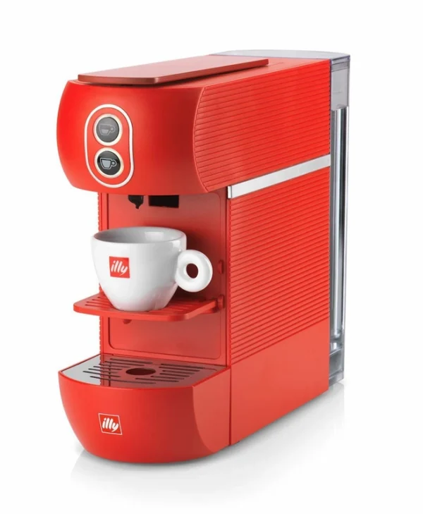 Illy Easy Καφετιέρα για Κάψουλες E.S.E. Pod Πίεσης 20bar Κόκκινη 23522