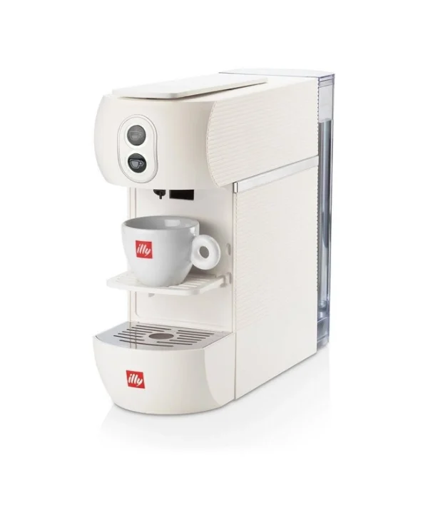 Illy Easy Καφετιέρα για Κάψουλες E.S.E. Pod Πίεσης 20bar Λευκή 18842370000