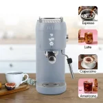Μηχανή Espresso 1400W Πίεσης 20bar για Cappuccino Γαλάζια EKCMP801BUEU - Image 6