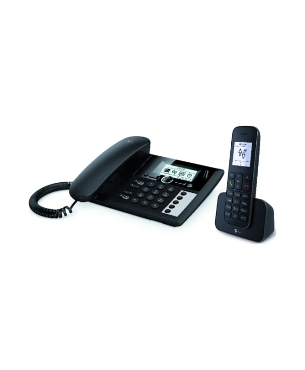 Telekom Sinus PA 207 Ασύρματο Τηλέφωνο Duo Μαύρο 40753987