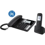 Telekom Sinus PA 207 Ασύρματο Τηλέφωνο Duo Μαύρο 40753987 - Image 3