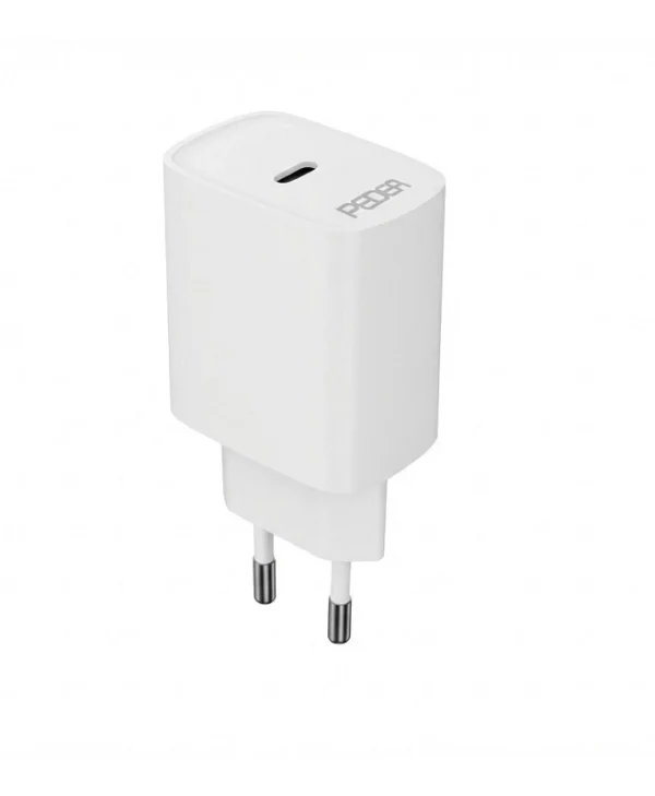 Pedea Φορτιστής Χωρίς Καλώδιο με Θύρα USB-C 20W Power Delivery Λευκός 60040103