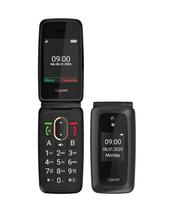 Gigaset GL795 Dual SIM Κινητό με Μεγάλα Κουμπιά Γκρι S30853-H1235-R101