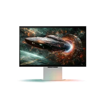 Samsung Odyssey 3D G90XF IPS HDR Gaming Monitor 27" 4K 3840x2160 165Hz με Χρόνο Απόκρισης 1ms GTG Ασημί LS27FG902XUXEN