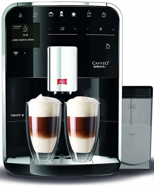 Melitta F85/0-102 Αυτόματη Μηχανή Espresso 1450W Πίεσης 15bar για Cappuccino με Μύλο και Wi-Fi Μαύρη F 85/0-102
