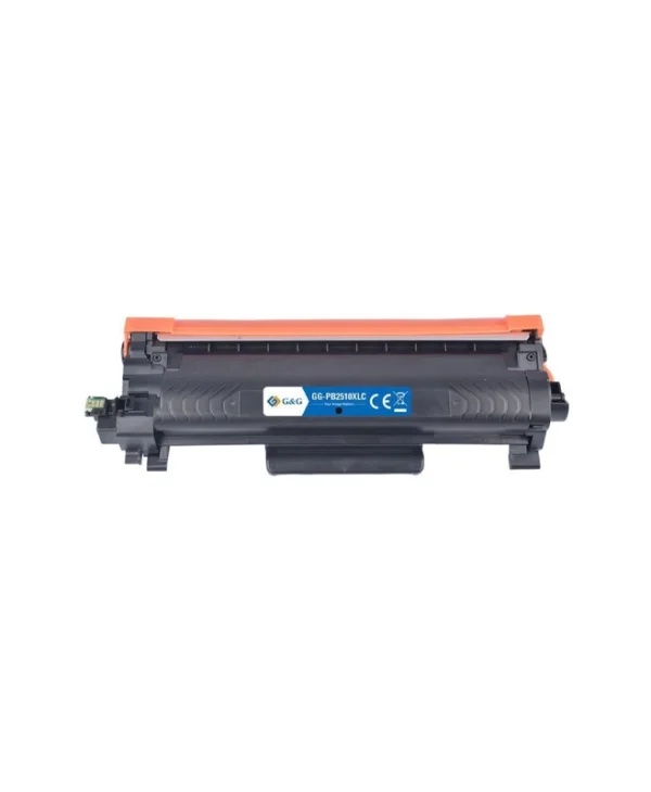 G&G Συμβατό Toner για Laser Εκτυπωτή Brother Brother Tn2510xxl Μαύρο με Chip 21971