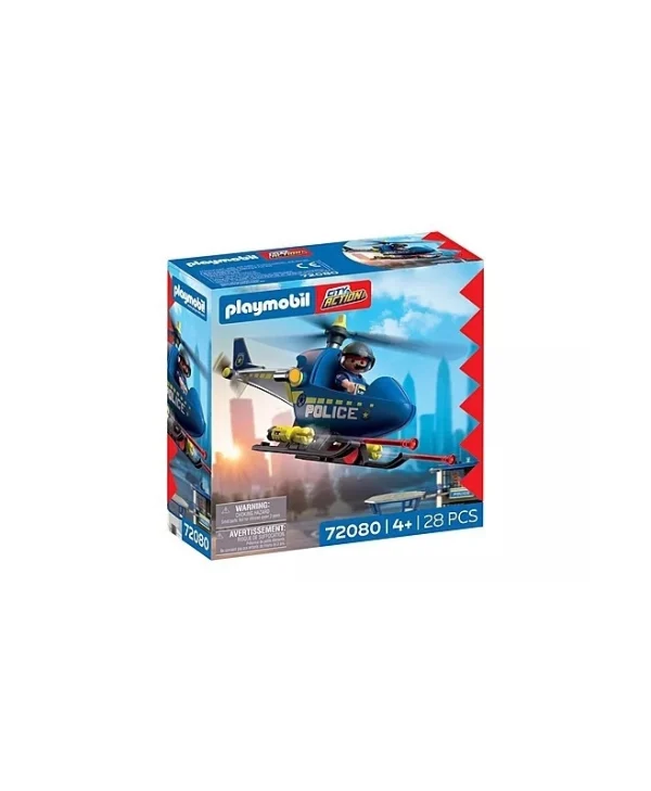 Playmobil City Action Αστυνομικό Ελικόπτερο για 4 ετών 72080