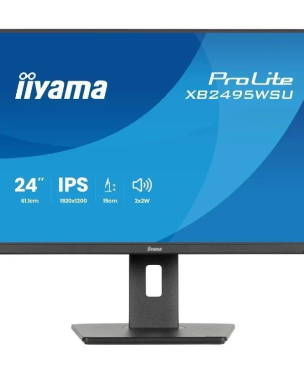 Iiyama ProLite XB2495WSU-B1 IPS Monitor 24.1" FHD 1920x1200 με Χρόνο Απόκρισης 4ms GTG