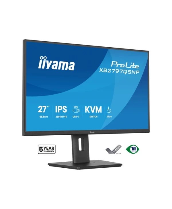 Iiyama ProLite XB2797QSNP-B1 IPS Monitor 27" QHD 2560x1440