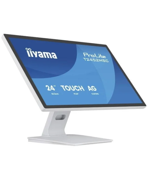 Iiyama T2452MSC-W2AG IPS Monitor 24" FHD 1920x1080 με Χρόνο Απόκρισης 5ms GTG Λευκό