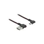 Καλώδιο Delock Easy-usb 2.0 Τύπου-a Αρσενικό Easy-usb Τύπου Micro-b Αρσενικό Γωνιακό Αριστερά Δεξιά 2 Μ Μαύρο 2 Μ Usb A Micro-usb B Usb 2.0 Μαύρο 85273