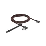 Καλώδιο Delock Easy-usb 2.0 Τύπου-a Αρσενικό Easy-usb Τύπου Micro-b Αρσενικό Γωνιακό Αριστερά Δεξιά 2 Μ Μαύρο 2 Μ Usb A Micro-usb B Usb 2.0 Μαύρο 85273 - Image 2