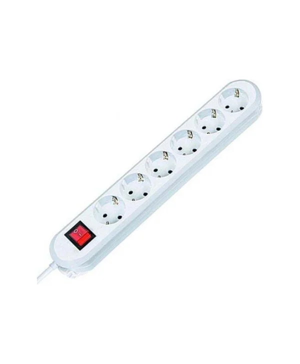 Bachmann Πολύπριζο 6 Θέσεων με USB-A και Καλώδιο 3m 19.07.1127