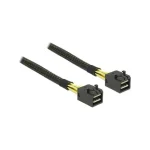 DeLock Mini SAS - Mini SAS Cable 1m Μαύρο (DLK-83387)