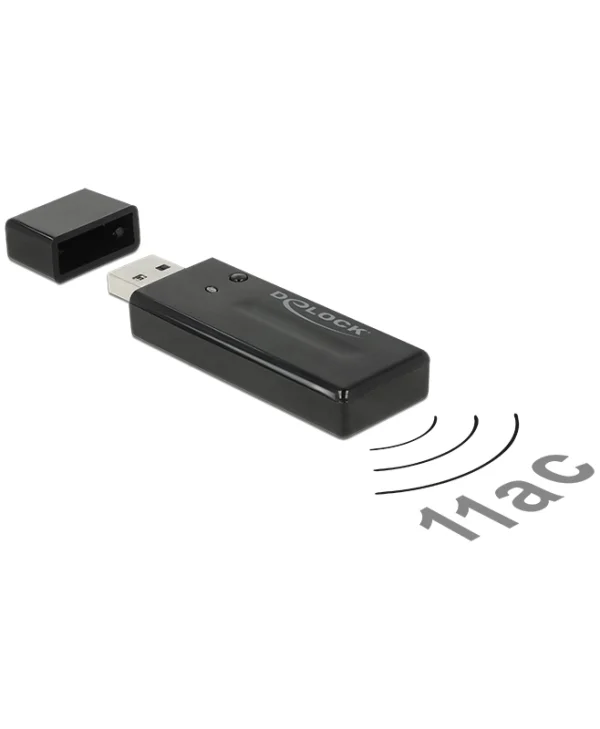 DeLock 12463 Αντάπτορας Δικτύου USB με Ασύρματη Σύνδεση Wi-Fi 867Mbps