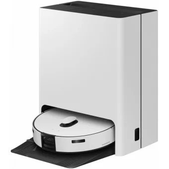 Samsung Jet Bot Combo Steam+ Σκούπα Ρομπότ με Χαρτογράφηση Laser & Απορρόφηση 6000Pa Λευκή VR7MD96514G/GE