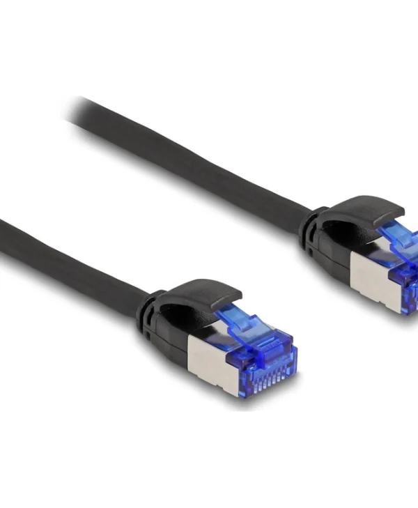 DeLock S/FTP Cat.6a (Gigabit) Καλώδιο Δικτύου Ethernet 1m Μαύρο 80227