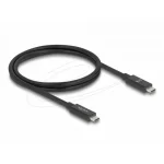 Delock Cable E-marker Usb-c 80 Gbps 16k 60 Hz Pd 3.1 240 W 1 M Black 81211