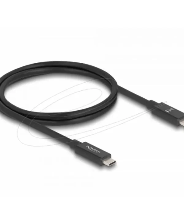 Delock Cable E-marker Usb-c 80 Gbps 16k 60 Hz Pd 3.1 240 W 1 M Black 81211