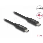 Delock Cable E-marker Usb-c 80 Gbps 16k 60 Hz Pd 3.1 240 W 1 M Black 81211 - Image 4