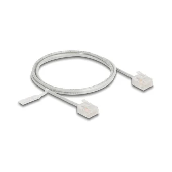 DeLock U/UTP Cat.6 (Gigabit) Καλώδιο Δικτύου Ethernet 1m Γκρι 80758
