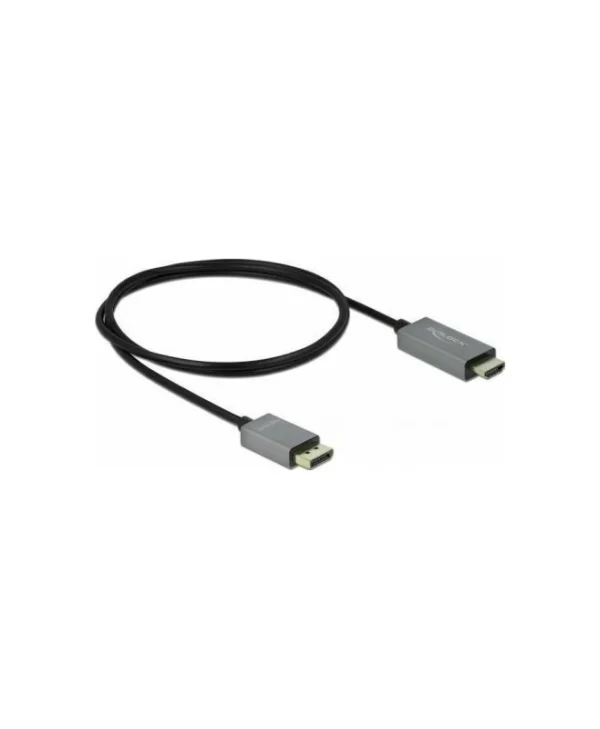 DeLock Cable DisplayPort male - HDMI male 1m Μαύρο (85928) DELOCK-85928