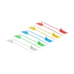 DeLock Δεματικά Καλωδίων Πλαστικά 205mmx2.8mm σε Πολύχρωμο χρώμα (10τμχ) (18826)