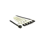 DeLock Mini SAS - 4x 7-Pin SATA III Cable 0.5m (83320) 1701356 - Image 2