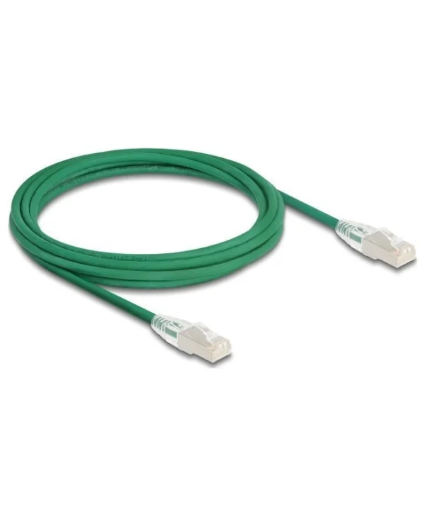DeLock U/FTP (STP) Cat.6a (Gigabit) Καλώδιο Δικτύου Ethernet 3m Πράσινο 80367