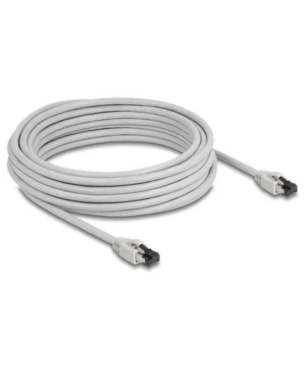 DeLock S/FTP Cat.8.1 Καλώδιο Δικτύου Ethernet 10m Γκρι 80564