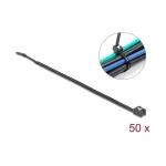 DeLock Δεματικά Καλωδίων Πλαστικά 200mmx4.8mm σε Μαύρο χρώμα (50τμχ) 19468