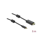 DeLock Cable HDMI male - USB-C male 5m Μαύρο 85972 - Image 2