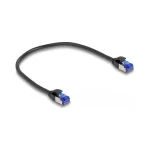 S/FTP Cat.6a (Gigabit) Καλώδιο Δικτύου Ethernet 0.25m Μαύρο 80225