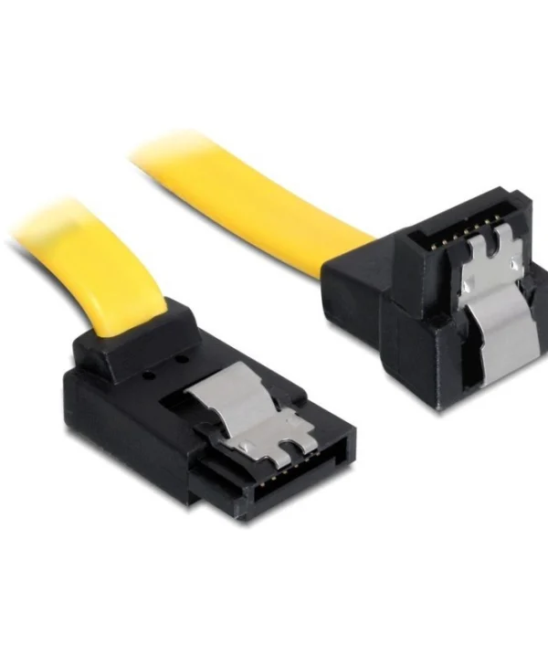 DeLock 7-Pin SATA III - 7-Pin SATA III Cable 30cm Κίτρινο (82820)