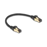 DeLock S/FTP Cat.6a (Gigabit) Καλώδιο Δικτύου Ethernet εξωτερικού χώρου 0.3m Μαύρο 80246 - Image 2