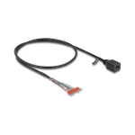 Delock Rj45 Female Cable Cable Ferrules Cat.5e 50 Cm Black 88005