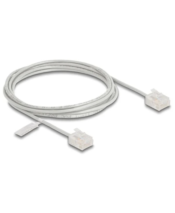 DeLock U/UTP Cat.6 (Gigabit) Καλώδιο Δικτύου Ethernet 2m Γκρι 80759