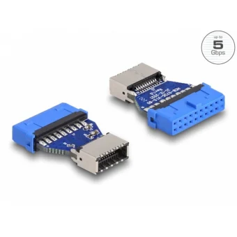Delock Usb 3.2 Gen 1 Adapter Panel Mount Socket > Internal Key A Bu 66233