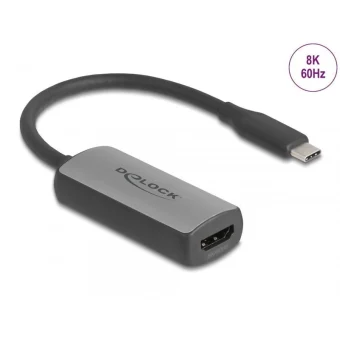Delock Usb Type C To Hdmi Adapter Dp Alt Mode 8k60hz Hdr Hdcp Delock 64264