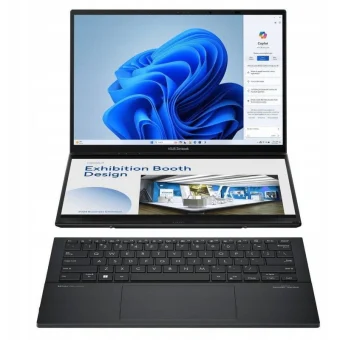 Asus ZenBook Duo UX8406CA-QL121W 14" OLED 120Hz (Ultra 7-255H/32GB/1.0TB SSD/W11 Home) (US Keyboard)