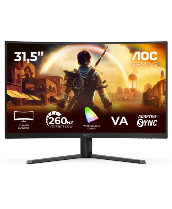 AOC C32G42ZE VA HDR Curved Gaming Monitor 31.5" FHD 1920x1080 240Hz με Χρόνο Απόκρισης 4ms GTG 582135
