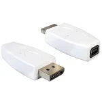 DeLock Μετατροπέας DisplayPort male σε mini DisplayPort female Λευκό 1τμχ 65240 - Image 2