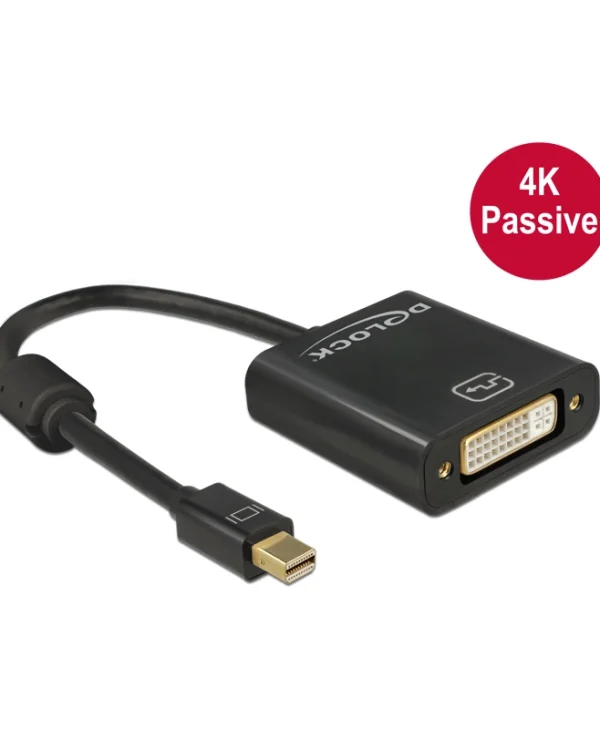 DeLock 62605 Μετατροπέας mini DisplayPort male σε DVI-I female 1τμχ